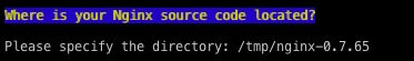 source directory input